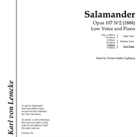 Salamander Op.107 No. 2