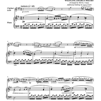 Andante - from Piano Sonata No. 16 in C Major, K. 545