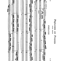 Prelude and Fugue in E Major, op. 99, no. 1