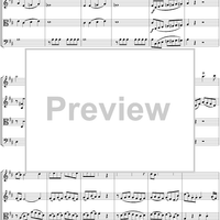 Flute Quartet No. 1, Movement 1 - Score