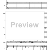 Presto - from "Concerto in Bb, K. 207" - Piano Score