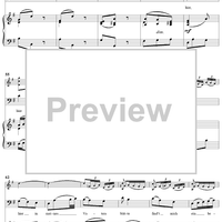 "Hier, in meines Vaters Stätte", Aria, No. 3 from Cantata No. 32: "Liebster Jesu, mein Verlangen" - Piano Score