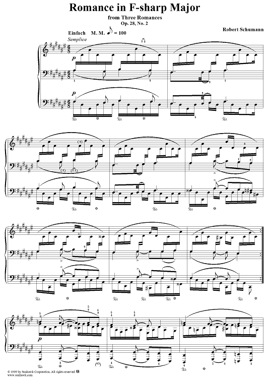 Romance in F-sharp Major, Op. 28, No. 2