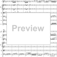 Brandenburg Concerto No. 4: Allegro - Score