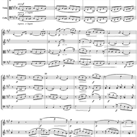String Quartet No. 2, Movement 2 - Score