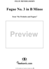 Six Preludes and Fugues, Op. 35 - Fugue No. 3 in B Minor