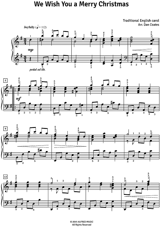 We Wish You a Merry Christmas