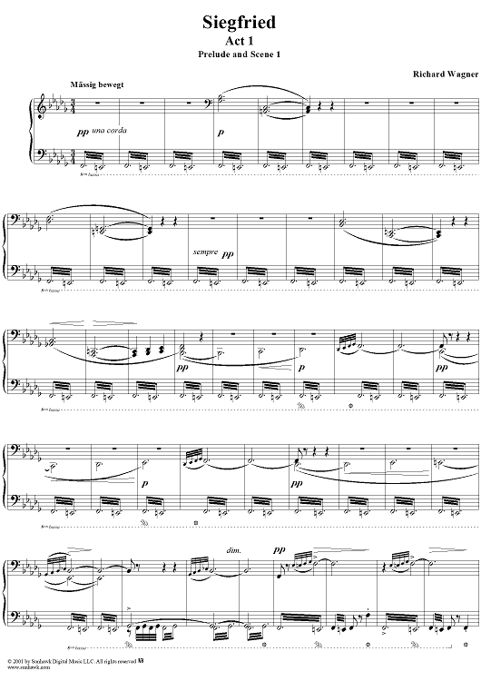 Siegfried, WWV86C, WWV86C, First Act, Prelude and Scene I, Mime, Siegfried