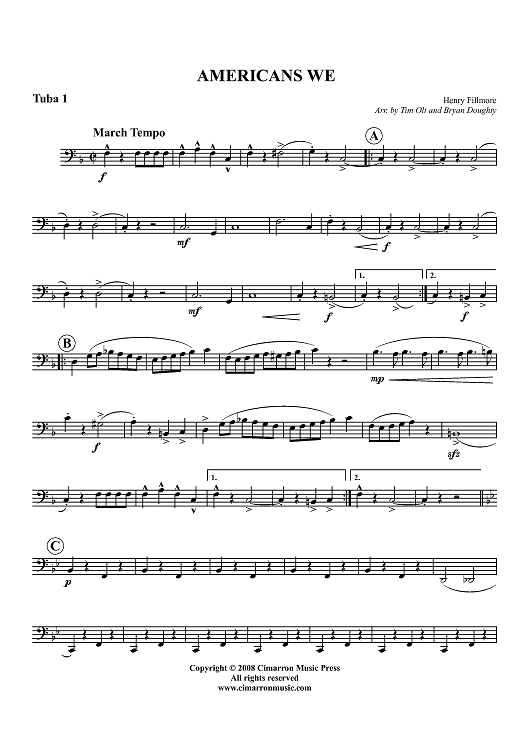 Americans We - Tuba 1