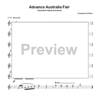 Waltzing Matilda & Advance Australia Fair - Clarinet