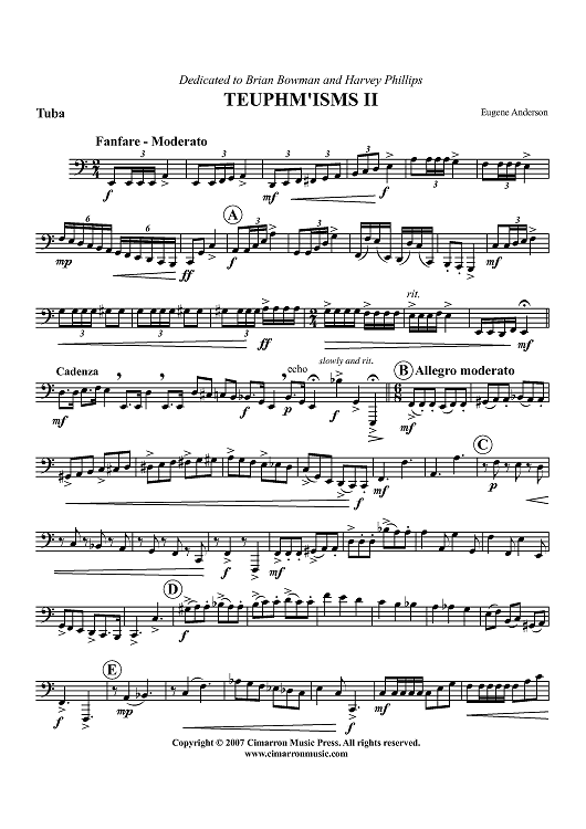 Teuphm'isms II - Tuba