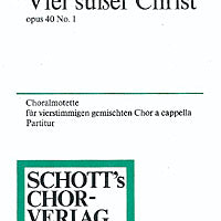 Zwei geistliche Choralmotetten - Choral Score