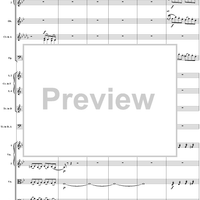 Suite No. 1 in D minor (d-moll). Movement VI, Gavotte - Full Score