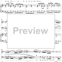 "Endlich, endlich wird mein Joch", Aria, No. 3 from Cantata No. 56: "Ich will den Kreuzstab gerne tragen" - Piano Score