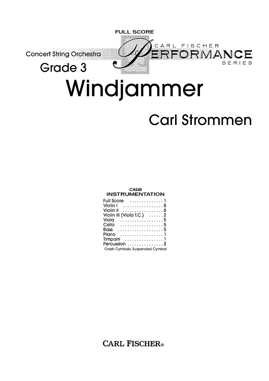 Windjammer - Score