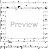 String Trio in A Major, Op. 1, No. 2 - Score