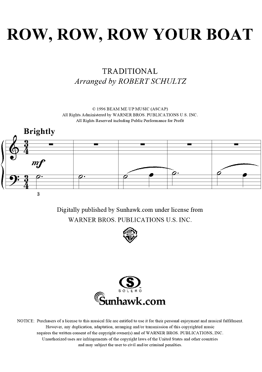 Row, Row, Row Your Boat