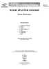 Wood Splitter Fanfare - Score Cover