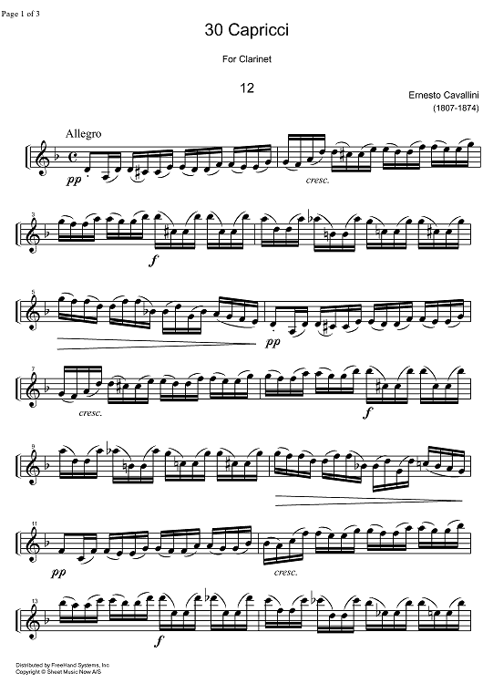 Capriccio No.12 d minor