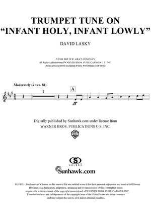 Trumpet Tune on "Infant Holy, Infant Lowly" - Trumpet