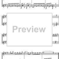 Sonata a minor - Score