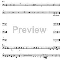 Minuet C Major D2d - Bassoon 2