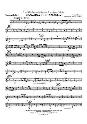 Canzona Bergamasca - Trumpet 2