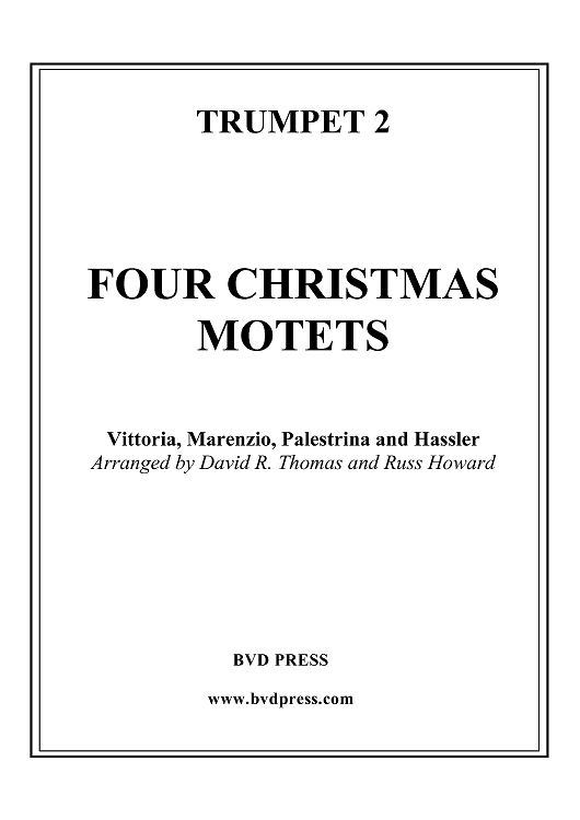 Four Christmas Motets - Trumpet 2