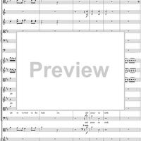 Messiah, no. 17: Glory to God - Full Score