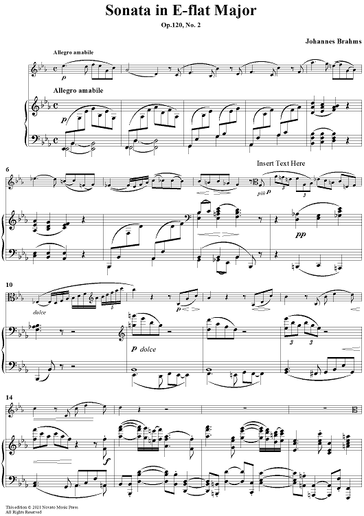 Viola Sonata No. 2 - Piano Score
