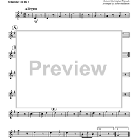 Sonata in F (Allegro) - Clarinet 2 in Bb