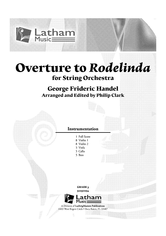 Overture to Rodelinda - Score
