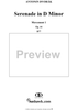 Serenade in D Minor, Op. 44, B77, Movement 1 - Score