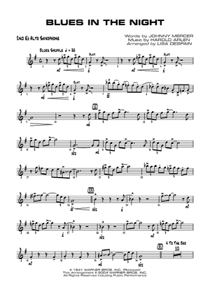 Blues in the Night - E-flat Alto Saxophone 2