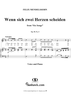 Six Songs, Op. 99, No. 5: "Farewell" (Wenn Sich Zwei Herzen Scheiden)