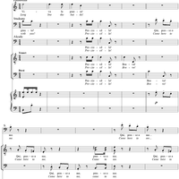 La forza del destino, Act 2, No. 7, Recit. and Canzona. "Viva la guerra!" and "Al suon del tamburo" - Score