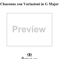 3 Lecons: Chaconne con Variazioni in G Major (Allegro moderato)