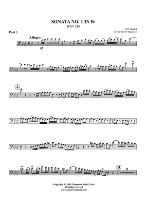 Sonata No. 1 in Bb (HWV 380) - Trombone