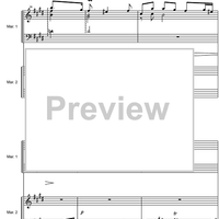 French Suite  6 E Major BWV 817 - Score