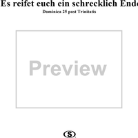 Es reifet euch ein schrecklich Ende, BWV90
