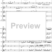Water Music Suite no. 1 in F major, no. 10: Allegro moderato - Full Score