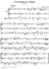 Trio Sonata in A Minor  - Op. 4, No. 5 - Score