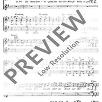 Die Vogelhochzeit - Choral Score
