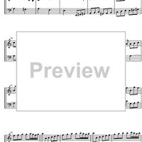 Suite  2 a minor BWV 807 - Score