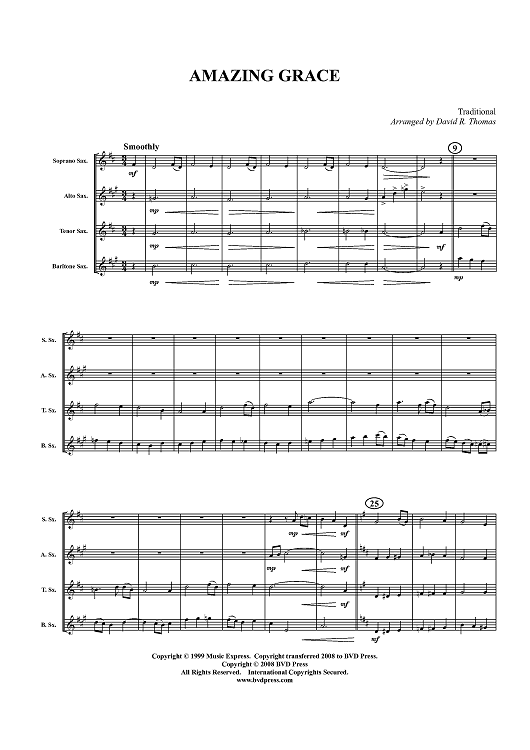 Amazing Grace - Score