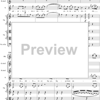 "Fra cento affanni", aria, K73c (K88) - Full Score