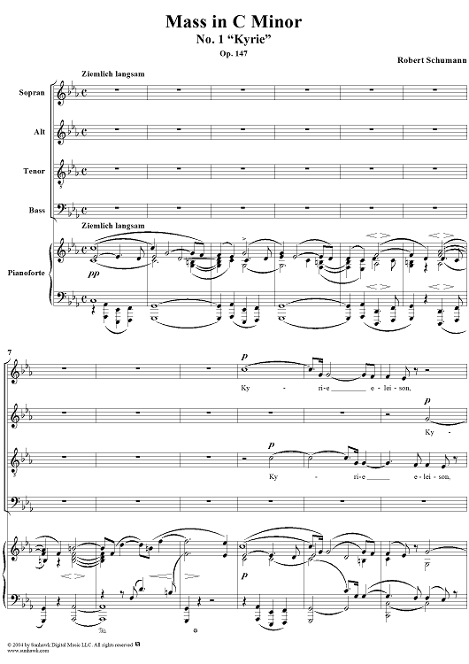 Mass in C Minor, Op. 147: No. 1, Kyrie