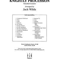 Knightly Procession (After Susato) - Score Cover