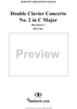 Double Clavier Concerto No. 2 in C Major, Movement 1   (BWV 1061) - Score