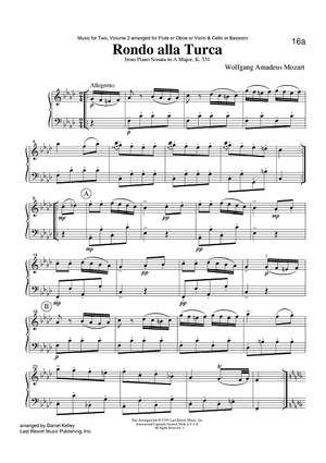 Rondo alla Turca - from Piano Sonata in A Major, K. 331